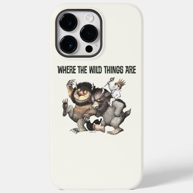 Where the Wild Things Are Characters Case-Mate iPhone Case (Back)