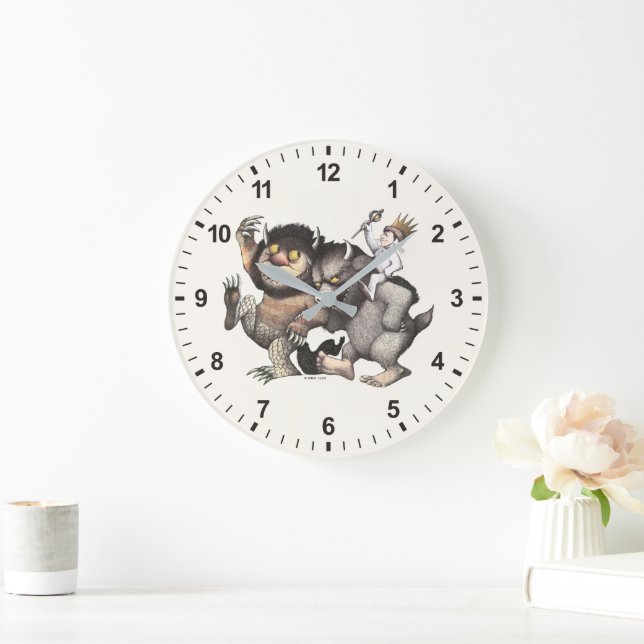 Where the Wild Things Are Characters Large Clock (Home)