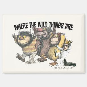 Where the Wild Things Are Characters & Logo Magnet