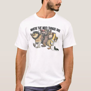 Where the Wild Things Are Characters & Logo T-Shirt