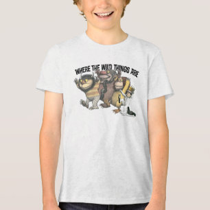 Where the Wild Things Are Characters & Logo Tri-Blend Shirt