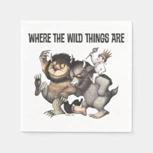 Where the Wild Things Are Characters Napkin