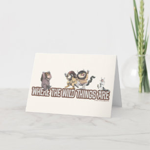 Where the Wild Things Are Characters on Logo Card