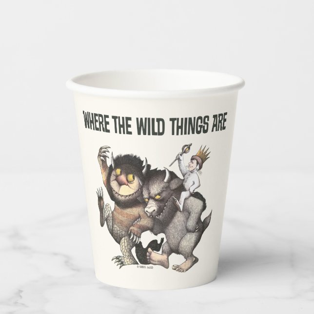 Where the Wild Things Are Characters Paper Cups (Front)