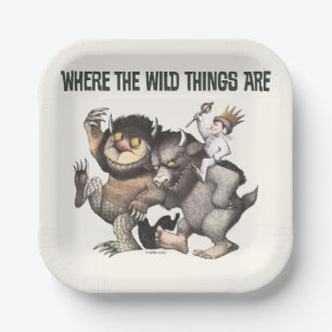 Where the Wild Things Are Characters Paper Plate