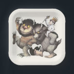 Where the Wild Things Are Characters Paper Plate<br><div class="desc">Add a touch of adventure to your child's party with our Where The Wild Things Are Characters Paper Plates. Featuring vibrant illustrations of Max and the Wild Things, these paper plates are perfect for themed celebrations like birthdays and playdates. Durable and colourful, they enhance your party setup and delight both...</div>
