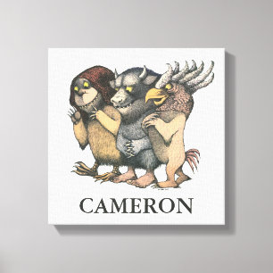 Where the Wild Things Are   Creatures Canvas Print