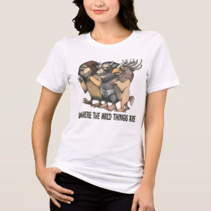 Where the Wild Things Are   Creatures Tri-Blend Shirt