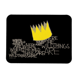 Where the Wild Things Are   Crown Magnet