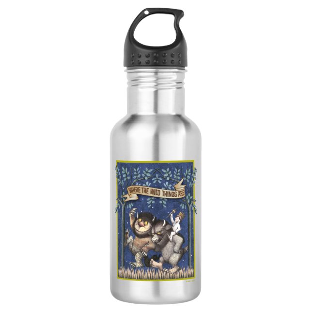Where the Wild Things Are Graphic 532 Ml Water Bottle (Front)