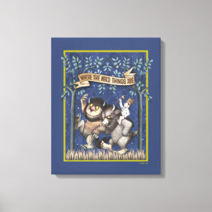 Where the Wild Things Are Graphic Canvas Print