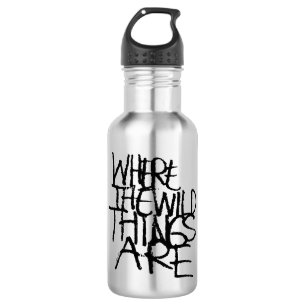 Where the Wild Things Are Handwritten 532 Ml Water Bottle