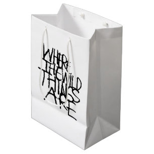 Where the Wild Things Are   Handwritten Medium Gift Bag