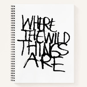 Where the Wild Things Are Handwritten Notebook