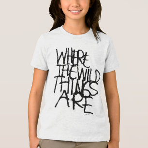 Where the Wild Things Are   Handwritten Tri-Blend Shirt