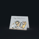 Where the Wild Things Are | Happy Birthday Card<br><div class="desc">Say Happy Birthday with this custom Where the Wild things Are Birthday Card. Personalise with your custom Birthday message and text!</div>