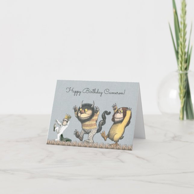 Where the Wild Things Are | Happy Birthday Card (Front)