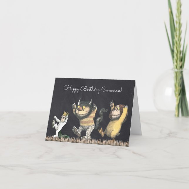 Where the Wild Things Are | Happy Birthday Card (Front)