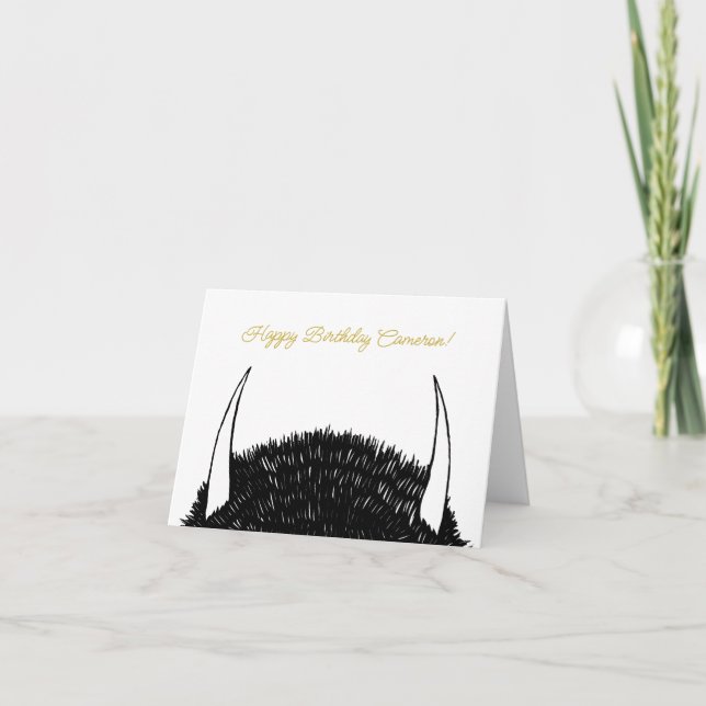 Where the Wild Things Are | Happy Birthday Card (Front)