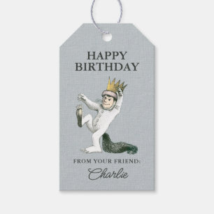 Where the Wild Things Are Happy Birthday Gift Tags