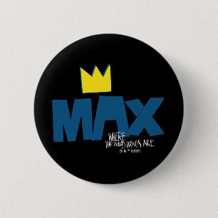 Where the Wild Things Are   Max and Crown 6 Cm Round Badge