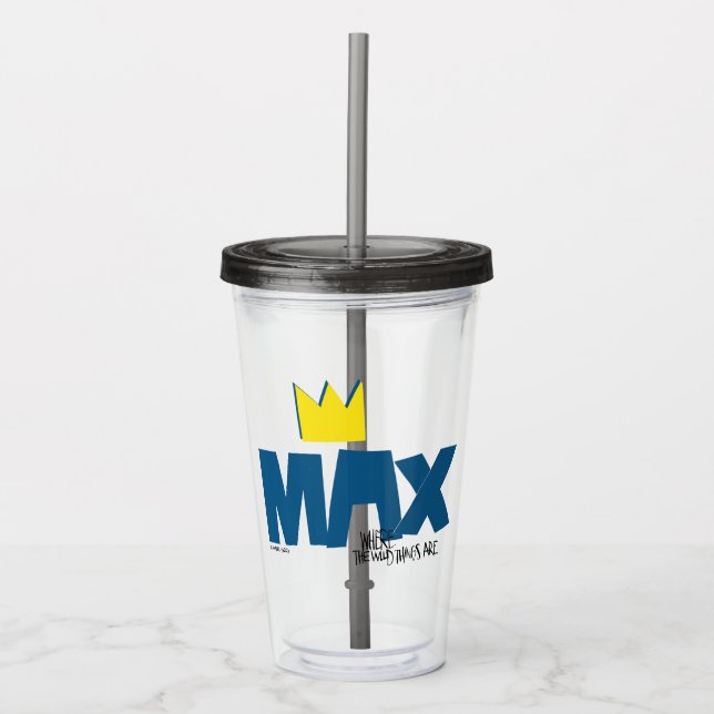 Where the Wild Things Are | Max and Crown Acrylic Tumbler (Front)