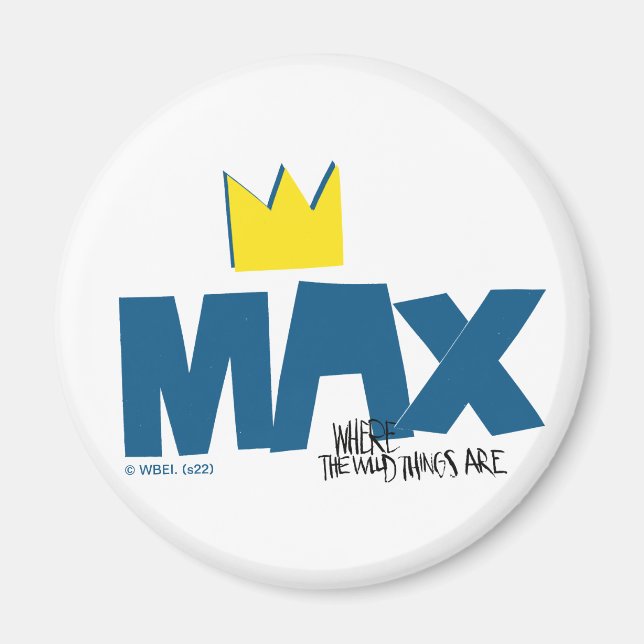 Where the Wild Things Are | Max and Crown Magnet (Front)
