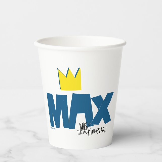 Where the Wild Things Are | Max and Crown Paper Cups (Front)