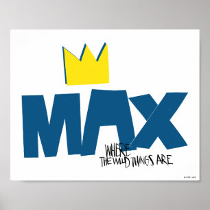 Where the Wild Things Are   Max and Crown Poster