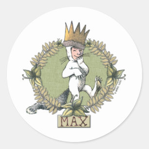 Where the Wild Things Are   Max Badge Classic Round Sticker