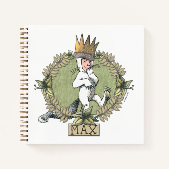 Where the Wild Things Are | Max Badge Notebook (Front)