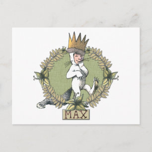 Where the Wild Things Are   Max Badge Postcard