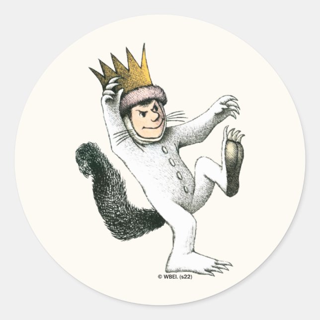 Where the Wild Things Are | Max Classic Round Sticker (Front)