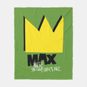 Where the Wild Things Are Max & Crown Fleece Blanket