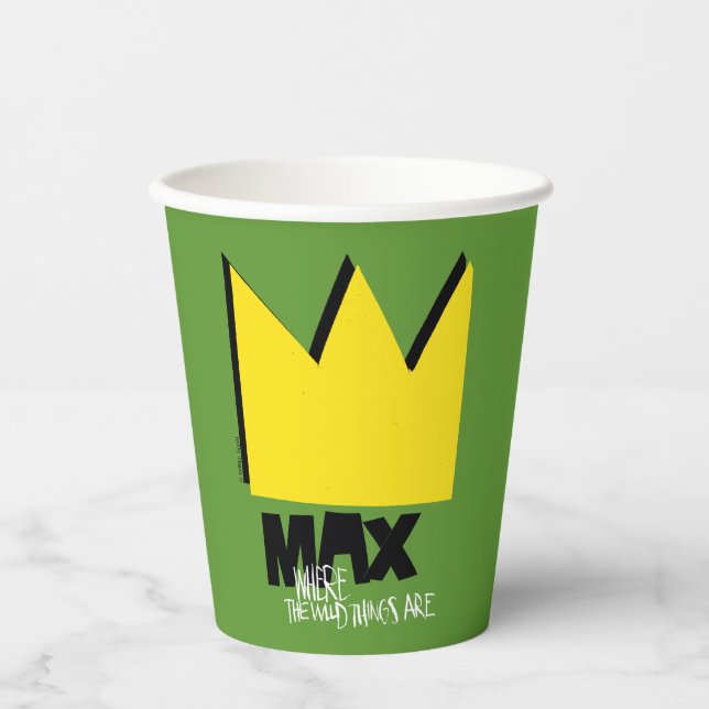 Where the Wild Things Are | Max & Crown Paper Cups (Front)