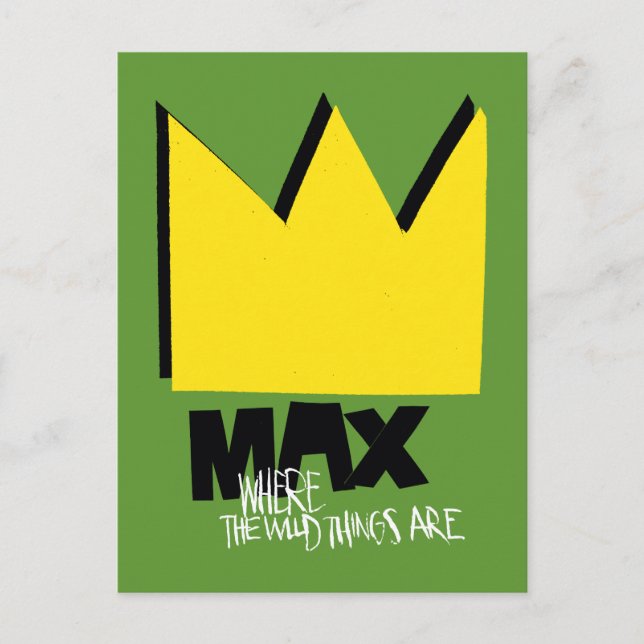 Where the Wild Things Are | Max & Crown Postcard (Front)