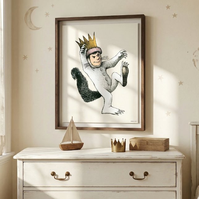 Where the Wild Things Are | Max Poster (Generated image of large size poster on wall)