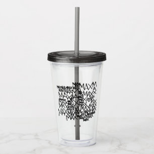 Where the Wild Things Are Max Repeated Acrylic Tumbler