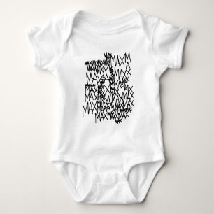 Where the Wild Things Are   Max Repeated Baby Bodysuit