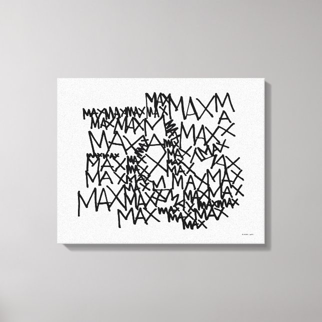 Where the Wild Things Are | Max Repeated Canvas Print (Front)