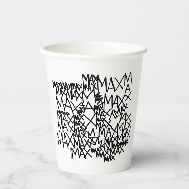Where the Wild Things Are | Max Repeated Paper Cups (Front)