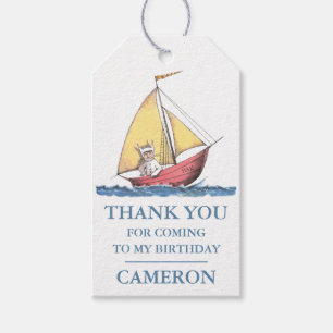 Where the Wild Things Are Max Sailing Gift Tags