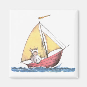Where the Wild Things Are   Max Sailing Magnet