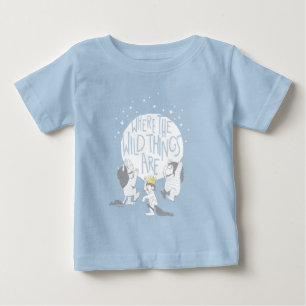 Where The Wild Things Are Moon & Stars Baby T-Shirt