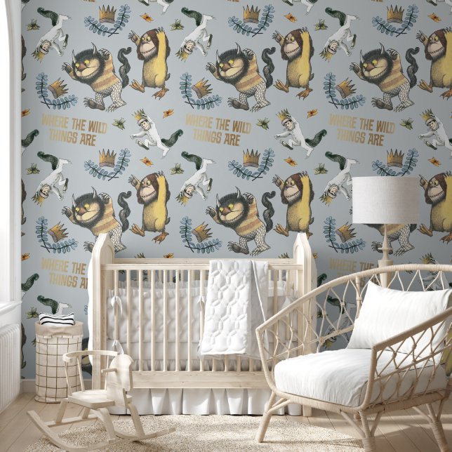 Where the Wild Things Are Pattern Wallpaper (Kids)