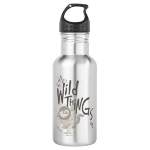 Where the Wild Things Are Quote 532 Ml Water Bottle