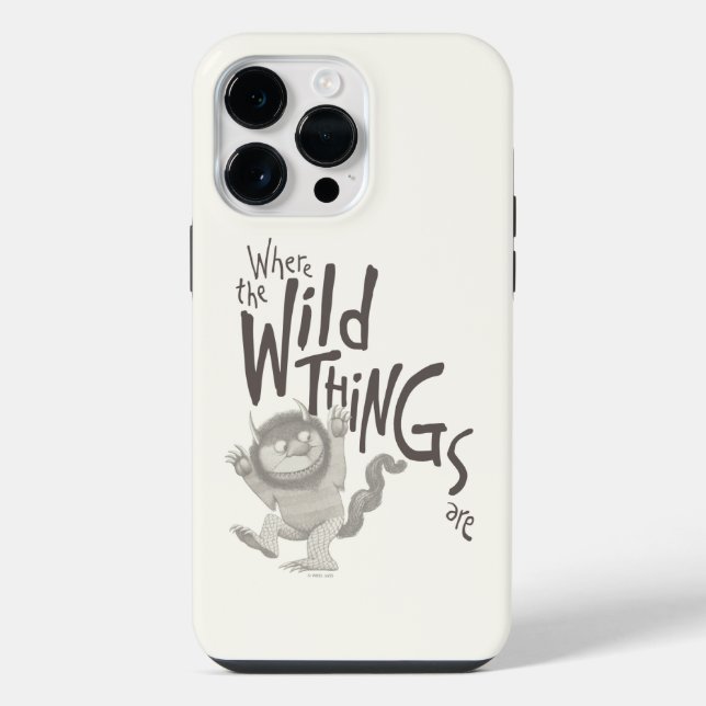 Where the Wild Things Are Quote iPhone Case (Back)