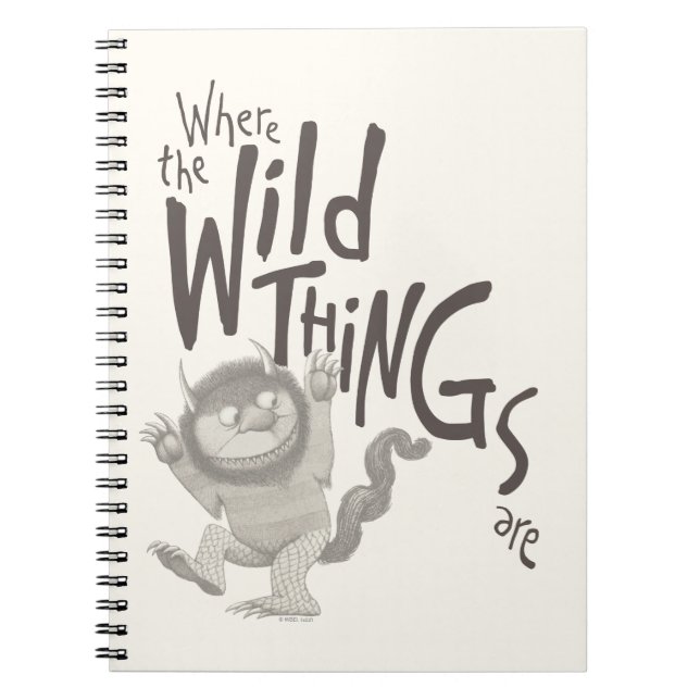 Where the Wild Things Are Quote Notebook (Front)