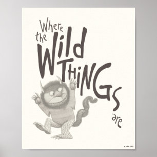 Where the Wild Things Are Quote Poster