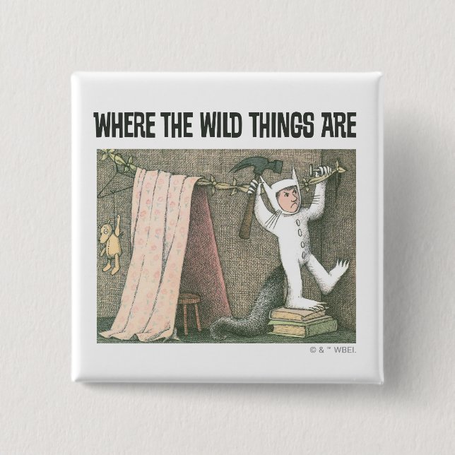 Where The Wild Things Are | Scene 1 15 Cm Square Badge (Front)